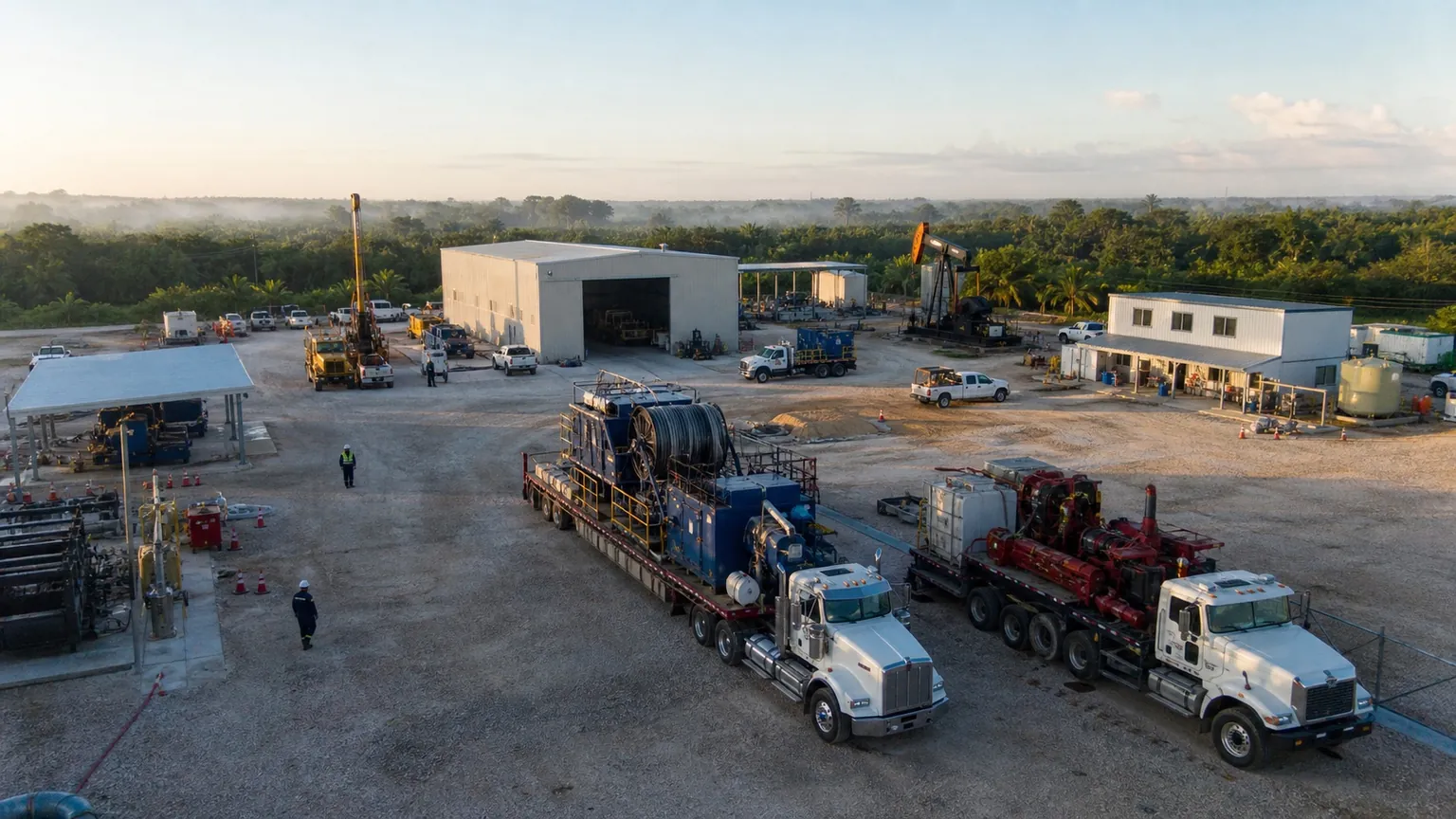 Infraestructura operativa de Sniper Oilfield